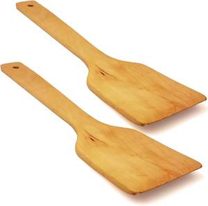 Cuchara de madera hecha a mano Madera natural sostenible para cocinar Mezclar Servir en la cocina casera o en la fiesta Uso diario - Product Image 1