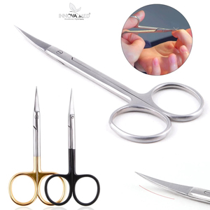 Innovamed cụ vẻ đẹp móng chân móng tay kéo thẳng thép không gỉ lớp biểu bì mọc lại cắt cong <span class=keywords><strong>tip</strong></span> kéo móng tay - Product Image 6