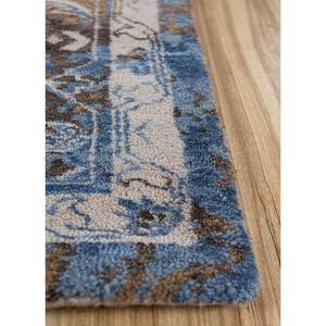 Tapis en laine et soie de bambou noué à la main Far East Srb(781) pour la maison, épaisseur 10 mm, motifs rectangulaires abstraits, viscose - Product Image 4