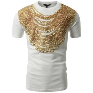 T-shirts personnalisés pour hommes grande taille, écologiques, anti-froissement, sublimation, avec sensation de coton en polyester, coupe régulière, impression de logo - Product Image 1