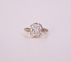 Bague en or jaune massif 14 carats avec diamant de laboratoire rond de 1 carat, polissage brillant, alliance de mariage, bijoux pour femmes, couleur D à G, pureté IF SI2 - Product Image 5