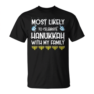 T-shirt de Hanouka pour la famille : Article promotionnel très populaire - Product Image 2