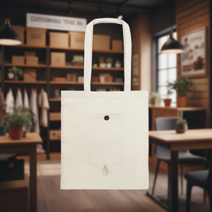 Sac fourre-tout promotionnel pliable personnalisable Boita, sac de merchandising - Product Image 3