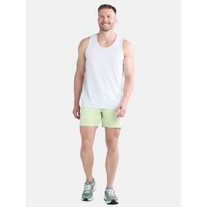 Pantalon de plage en coton et lin de couleur unie pour hommes, short respirant à taille élastique, streetwear polyvalent à taille moyenne - Product Image 4