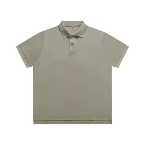 Logotipo bordado personalizado de fábrica OEM 220G algodón para hombre para Polo camiseta Color sólido en blanco liso Golf deporte al aire libre Casual negocios - Product Image 5
