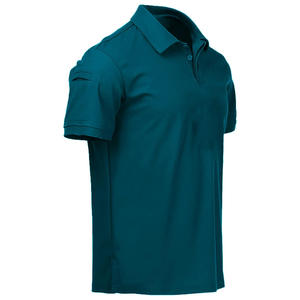 เสื้อโปโลสำหรับผู้ชายที่มีป้ายโลโก้ปักลายและพิมพ์ลายเฉพาะตัวสำหรับธุรกิจหรือชุดทำงาน - Product Image 1