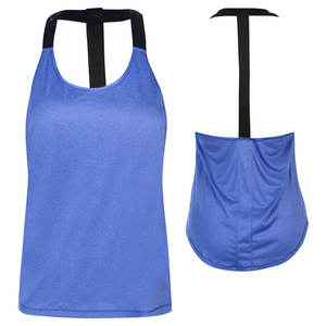 Débardeur court respirant extensible quatre directions pour femme, séchage rapide, sans manches, col carré, idéal pour le yoga et le fitness, vêtement de sport estival - Product Image 3