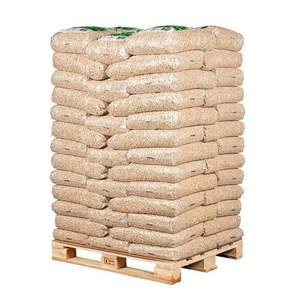 Fabricant de granulés de bois à vendre granulés de bois de pin 6mm 15KG sacs europe prix bon marché - Product Image 1