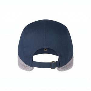 Gorra de Béisbol de Invierno Unisex con Forro Polar, 6 Paneles, Logotipo Bordado, Azul Marino, Venta al Por Mayor, Personalizada, Alta Calidad, OEM, ODM, MOQ Bajo - Product Image 3