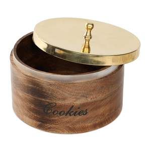 Boîte Chapati en bois Boîte Chapati en bois de luxe Tendance Boîte Chapati 100% Naturel Direct Usine Prix Indien Fabriqué À La Main - Product Image 2