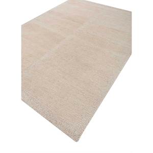 Tapis en laine noué à la main Aprezo couleur ivoire, tapis rectangulaire en forme de puzzle pour la maison - Modèle AIWL-1041 pour entrée et couloir - Product Image 2