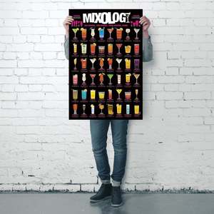 Mixology One Cocktails <b>Poster</b> Design - Product Image 3