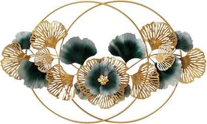 Art mural de cercle de musiciens de poupée en métal fabriqué à la main en fer poupée murale suspendue en métal avec LED multicolore - Product Image 3