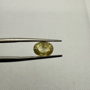 El MEJOR PRECIO DE CALIDAD EN Mossinate Zafiro natural Color amarillo Piedras preciosas en bruto sueltas Corte ovalado en la mejor calidad maravillosa - Product Image 5