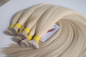 Extension de cheveux en vrac couleur blonde 100% cheveux vietnamiens vierges de haute qualité 12 à 32 pouces - Product Image 6