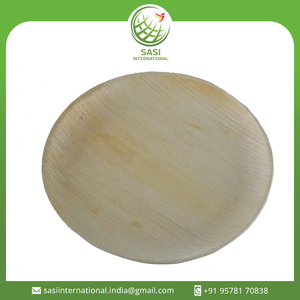 Assiettes biodégradables les plus vendues Assiettes en feuille de palmier Vaisselle jetable pour la fête de mariage - Product Image 2