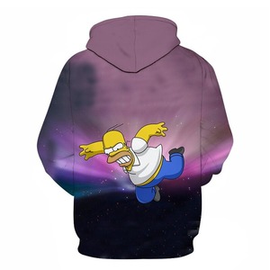 Sweat-shirts en polaire colorés 100% polyester avec logo personnalisé, de haute qualité, épais, lourds, unis, à col rond, avec motif imprimé surdimensionné - Product Image 6