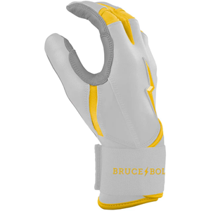Guantes de Bateo de Béisbol con Logotipo Personalizado al por Mayor 2026, Guantes de Cuero Genuino de Primera Calidad con Puño Largo y Cierre de Gancho y Bucle Ambidiestro - Product Image 4