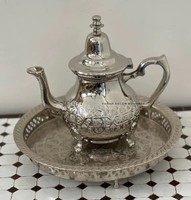 Bouilloire à café à bec de cygne en laiton et acier inoxydable pour le versement manuel de l'eau, avec poignée, écologique, capacité personnalisable, couvercle