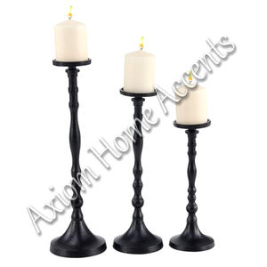 Portavelas de mármol elegante hecho a mano, portavelas de cristal sofisticado contemporáneo para mesa de comedor, axioma, hogar, Navidad - Product Image 4