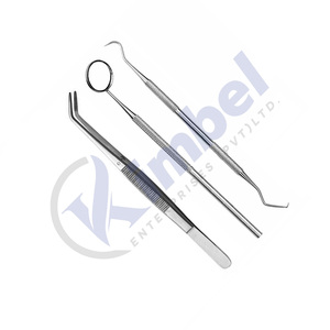 Venta caliente KIMBEL CE Certificado Ligero Agarre ergonómico Kit de examen oral dental Fuente de alimentación manual Instrumentos quirúrgicos - Product Image 5