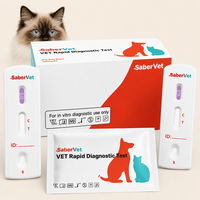 Kit de test de diagnostic animal en gros, test félin, test rapide de détection des anticorps du virus de la panleucopénie féline (FPV) en cassette pour chat