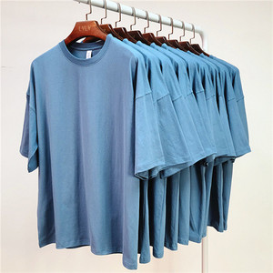 230 Gsm Oversize Heavy Cotton manga corta Super Quality Oem logo Custom Plain Unisex camiseta para hombres - Product Image 3