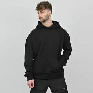 Sweatshirts personnalisés 100% coton de haute qualité pour hommes, légers et haut de gamme, avec capuche et logo couleur pour l'hiver - Product Image 1