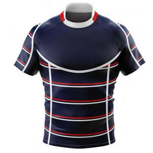 Vente en gros d'uniformes de rugby avec noms de joueurs personnalisés, noms d'équipe, numéros et étiquettes pour les clubs - Product Image 2