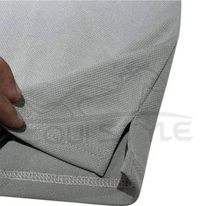 Polo gris bordado personalizado XXL alto ajustado algodón poliéster venta al por mayor polos a granel - Product Image 5