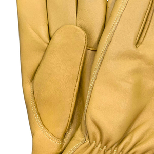 Guantes de conductor de invierno de cuero de oveja con pulgar trapezoidal y forro polar-Térmico Casual y uso diario Durable y flexible - Product Image 6
