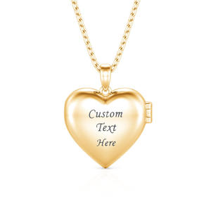 Jeulia Vintage Personalized Heart Photo <b>Locket</b> Necklace with Birthstone Charm - Product Image 4