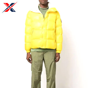 Veste bouffante à capuche pour hommes, en toile, col montant, rembourrée, de haute qualité, personnalisée et à la mode, d'automne - Product Image 2