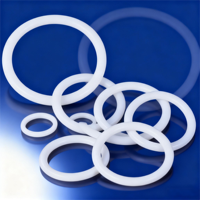Korrosionsbeständiger O-Ring aus reinem PTFE |   Kunststoff-Dichtungsring für Industrielle Anwendungen |   Langlebige Chemikalienbeständige Dichtungskomponente