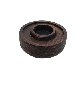 Porte-lampe à thé en métal de luxe moderne fait à la main de couleur marron 4 supports maison mariage Noël Diwali Pâques décoratif - Product Image 6