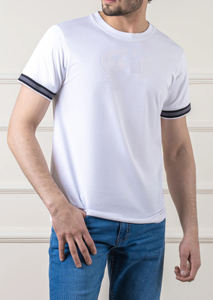 Camisetas de COLOR BLANCO para hombre, Camiseta 100% de algodón, camiseta informal de diseño personalizado impresa, camiseta de Hip Hop al por mayor - Product Image 2