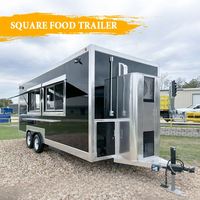 Gerobak Makanan Model Baru CE DOT Dilengkapi Peralatan Lengkap, Foodtruck Oven Pizza Mobile Dengan Dapur Lengkap