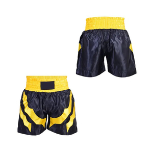 Pantalones Cortos de Entrenamiento de Muay Thai MMA Unisex, de Poliéster/Algodón, Ligeros, de Secado Rápido, Transpirables, con Logotipo Frontal, Servicio OEM - Product Image 6