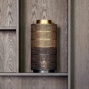 Linterna de vela más increíble, alambre de Metal hecho a mano, forma de cilindro, revestimiento negro, acabado, luz en T, candelabro, linterna para Navidad - Product Image 5