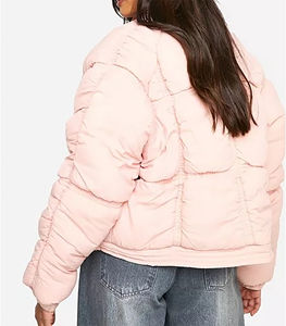 Chaqueta de burbujas de plumón de pato acolchada de algodón, estilo holgado, cálida, de última moda, de alta calidad, para invierno, al por mayor - Product Image 6