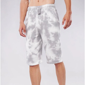 กางเกงขาสั้นผู้ชายวินเทจแนวสตรีทแบบผูกย้อมสีสำหรับฤดูร้อน - Product Image 6