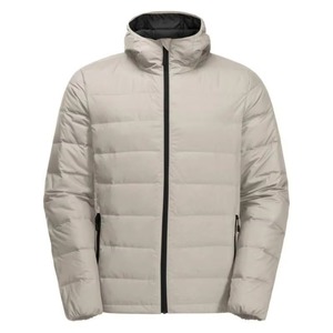<b>Men's</b> <b>White</b> Goose Down Puffer <b>Jacket</b> Winter Warm Lightweight Outdoor Hiking Stand Collar OEM Manufacturer - Product Image 5