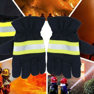 Gants de travail de protection des mains Nouvelle arrivée Gants de pompier en cuir meilleure fabrication Service OEM Meilleurs gants de pompier - Product Image 6