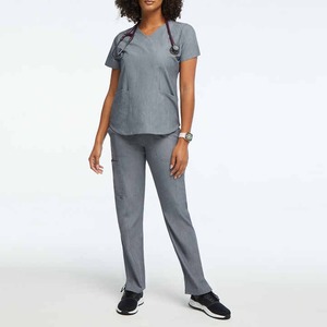 Wholesale Woven Cotton Blends Hospital Scrub <b>Sets</b> with Custom Logo | Unisex Medical Uniforms for <b>Doctors</b> & Nurses - Product Image 1