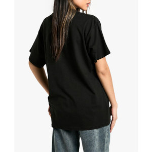 เสื้อยืดแขนสั้นคอกลมทรงเข้ารูปสีพื้นสำหรับผู้หญิง สไตล์ลำลองสำหรับฤดูร้อน ขายส่ง - Product Image 2