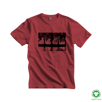 Orange Couleur T-shirts Hommes AIRism Coton Ras Du Cou T-shirts Hommes Femmes Enfants Unisexe Bio