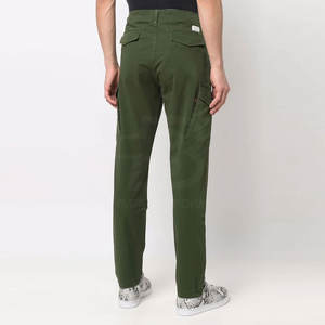 Pantalon cargo pour homme 100% coton de grande taille, léger et décontracté pour entraînement en plein air - Product Image 5