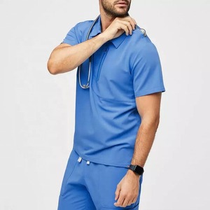 Personalizar médico cuello pico mujeres Scrub todo estampado Doctor enfermera Scrubs niños Hospital uniforme - Product Image 2