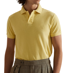 Polos Premium para hombre 2025 de manga corta con tela de calidad y logotipo personalizado camisas transpirables para una comodidad de moda en oferta - Product Image 4