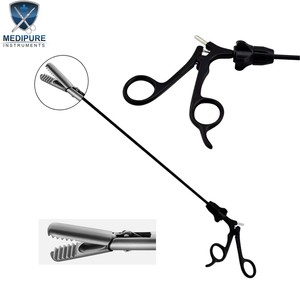 คีมผ่าตัดแบบมีร่องสำหรับการผ่าตัดผ่านกล้องชนิดสแตนเลส พร้อมช้อน เกรดเยอรมัน เครื่องมือผ่าตัดผ่านกล้อง MEDIPURE INSTRUMENTS - Product Image 1